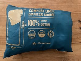 Dünner Schlafsack 210x85cm Baumwolle 2 Stück