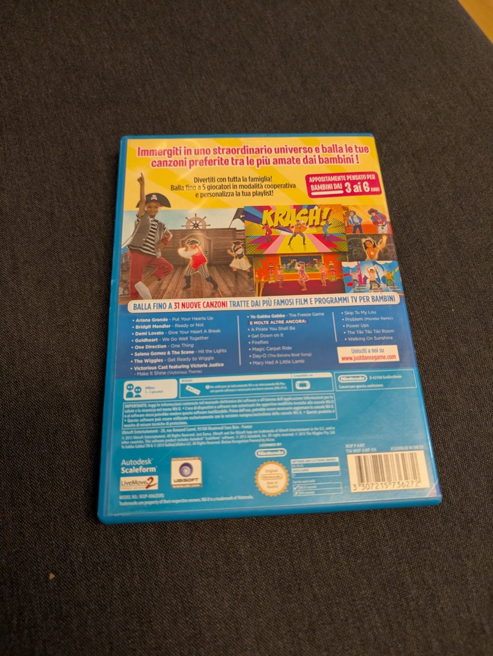 Jeux: Just dance kids 2014 Nintendo Wii u – D'occasion à Giubiasco par Ticinerd 1