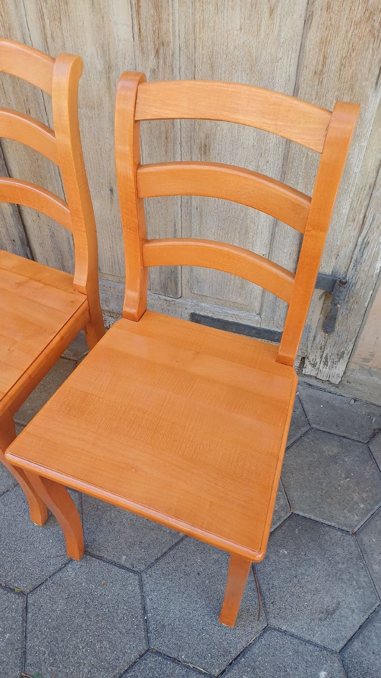 Holzartikel: 6 Biedermeier Stühle in Kirschbaumholz  – Gebraucht aus Flawil von Pinkmalibu 4