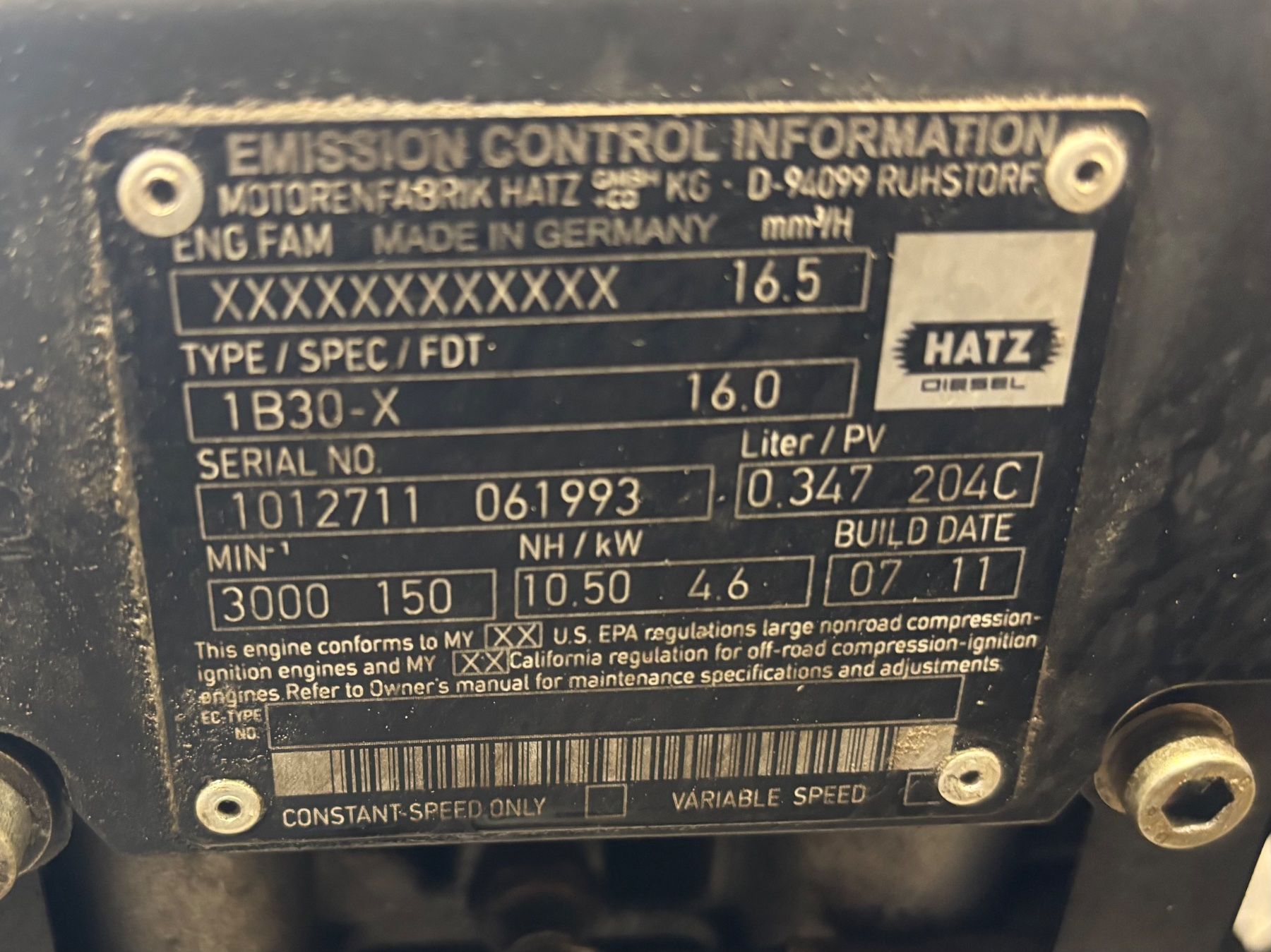 Stromgeneratoren: Generatore diesel Hatz 1B30 – Gebraucht aus Grono von Alpina6537 6