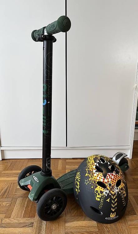 Trottinette Micro Sprite Deluxe - Pliable, Guidon Réglable, Feu Avant - Enfants 5 à 12 Ans (jusqu'à 152 Cm)