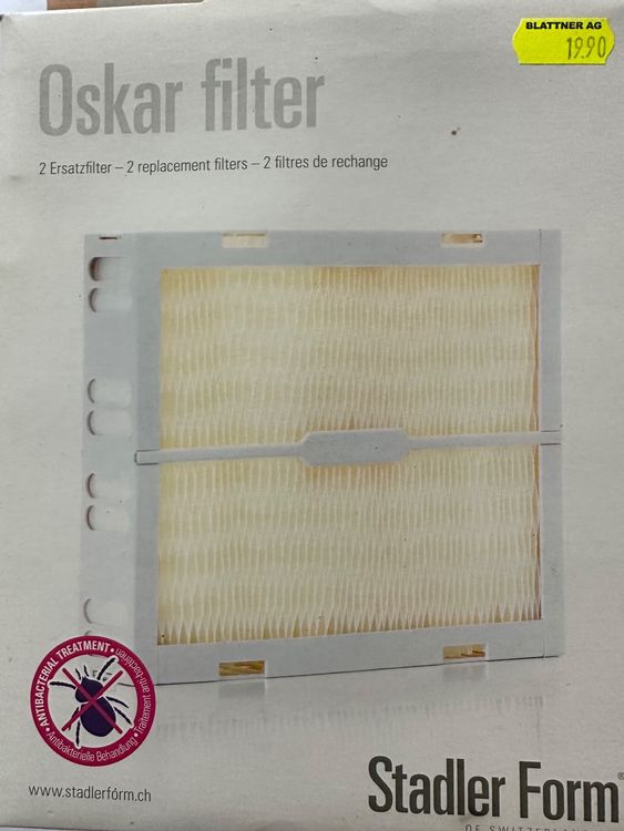 Stadler Form Ersatzfilter Oskar | Kaufen auf Ricardo