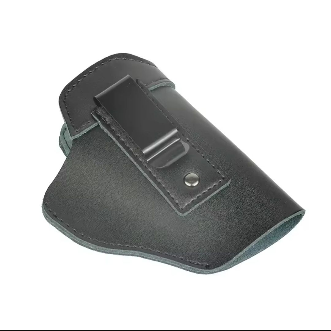 Tiro a segno: Holster aus Leder, Schwarz, Rechtshänder – Nuovo (secondo la descrizione) da Gstaad venduto da Survival007 3