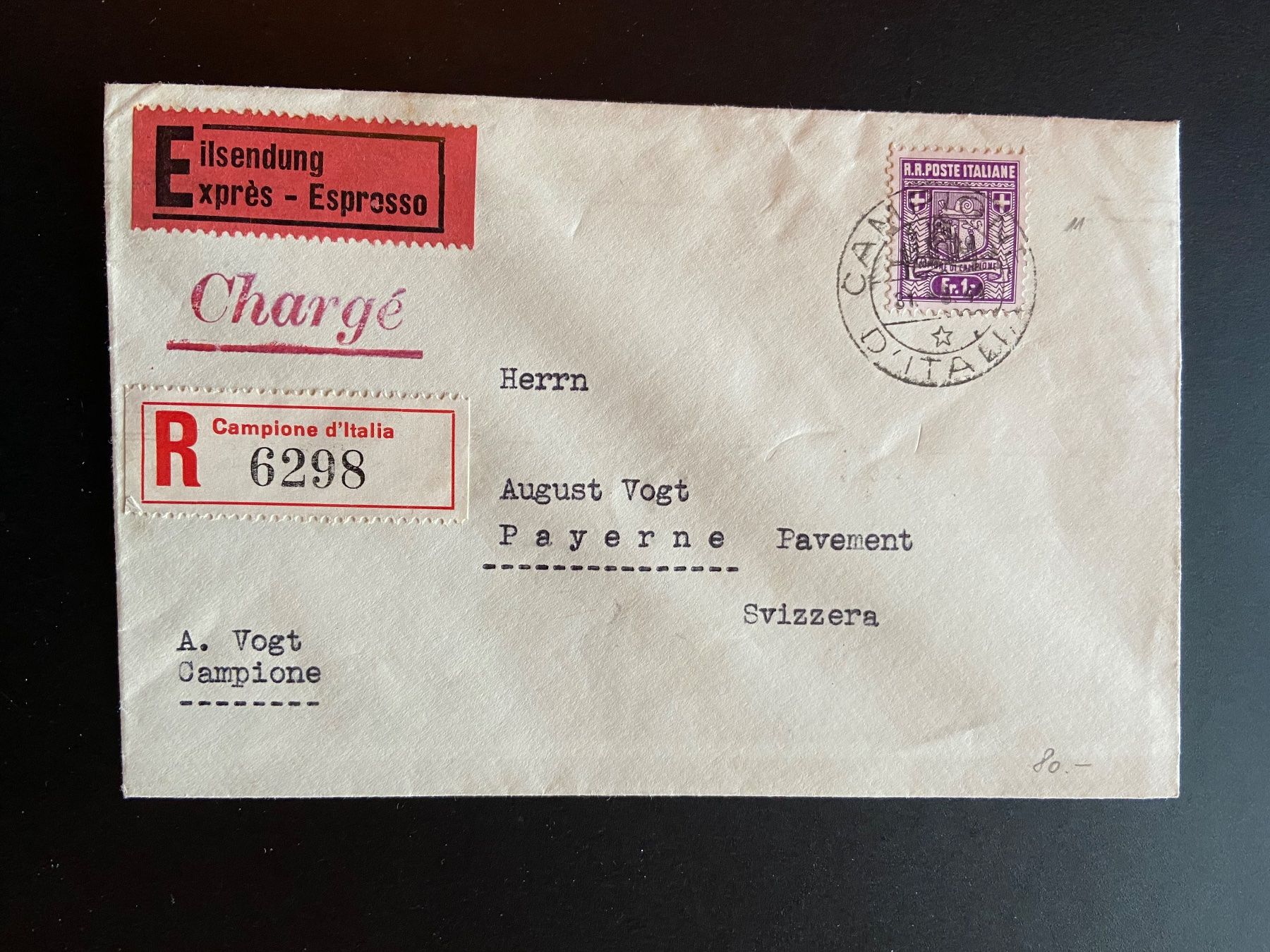 Buste & buste per spedizione: Campione Briefmarken (Schweiz) – Usato da Bauma venduto da dangru57