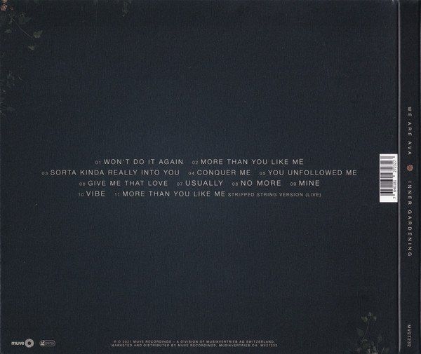 CD: We Are Ava – Inner Gardening – Usato da St.Gallen venduto da jalamusic 1
