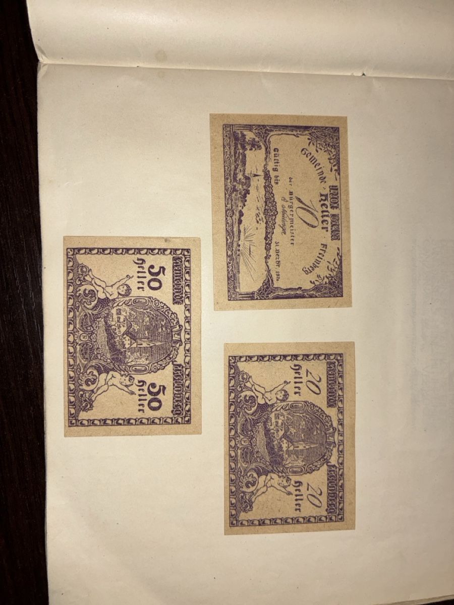 Banconote: ++Collection de billets de nécessité Notgeld anciens – Nuovo e nell'imballaggio originale da Semsales venduto da Flohmarkt. 4