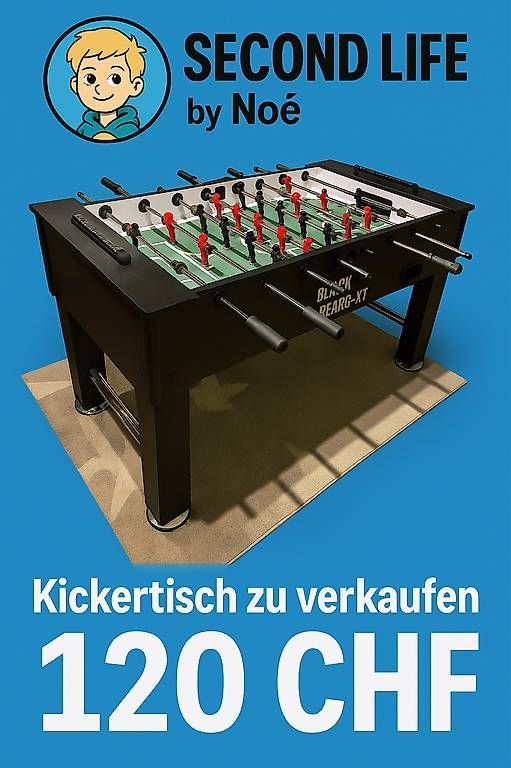 Giocattoli: Black Beard-XT Tischkicker sucht neues zu Hause – Usato da Sutz venduto da ric_kkb7 1