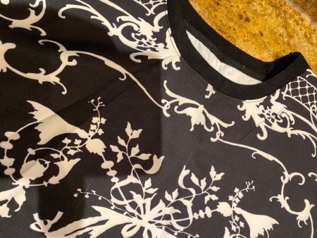 Bluse schwarz, weiss