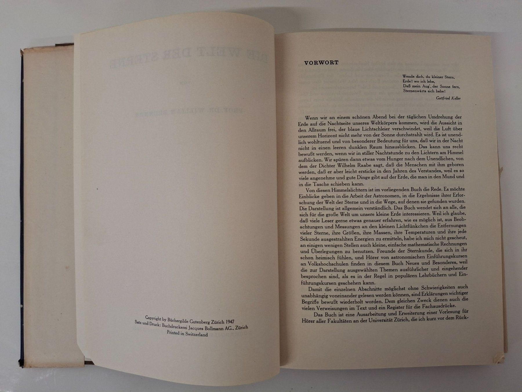 Libri: Die Welt der Sterne, gebraucht – Usato da Reichenburg venduto da AK307 1