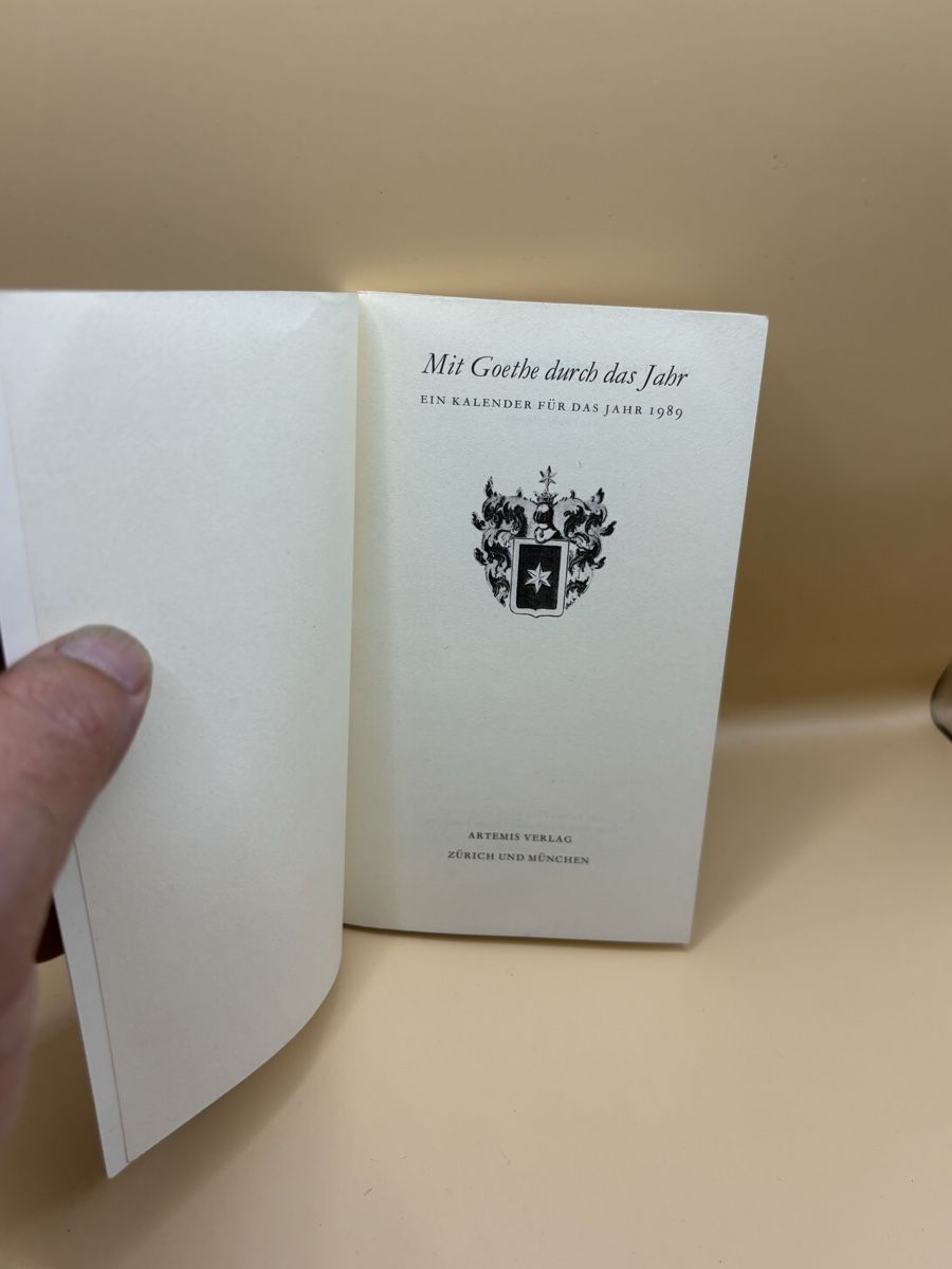 Bücher: Mit Goethe durch das Jahr – Gebraucht aus Genève von sho_67qj 2