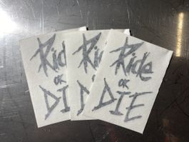"Ride or Die" Sticker