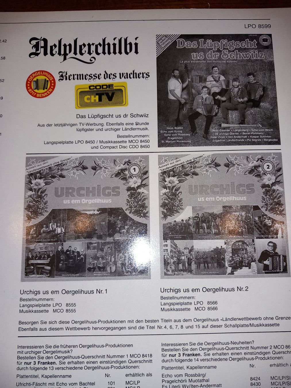 Dischi in vinile: Vinyle kermesse des Vaches – Usato da Le locle venduto da juliensaran 2
