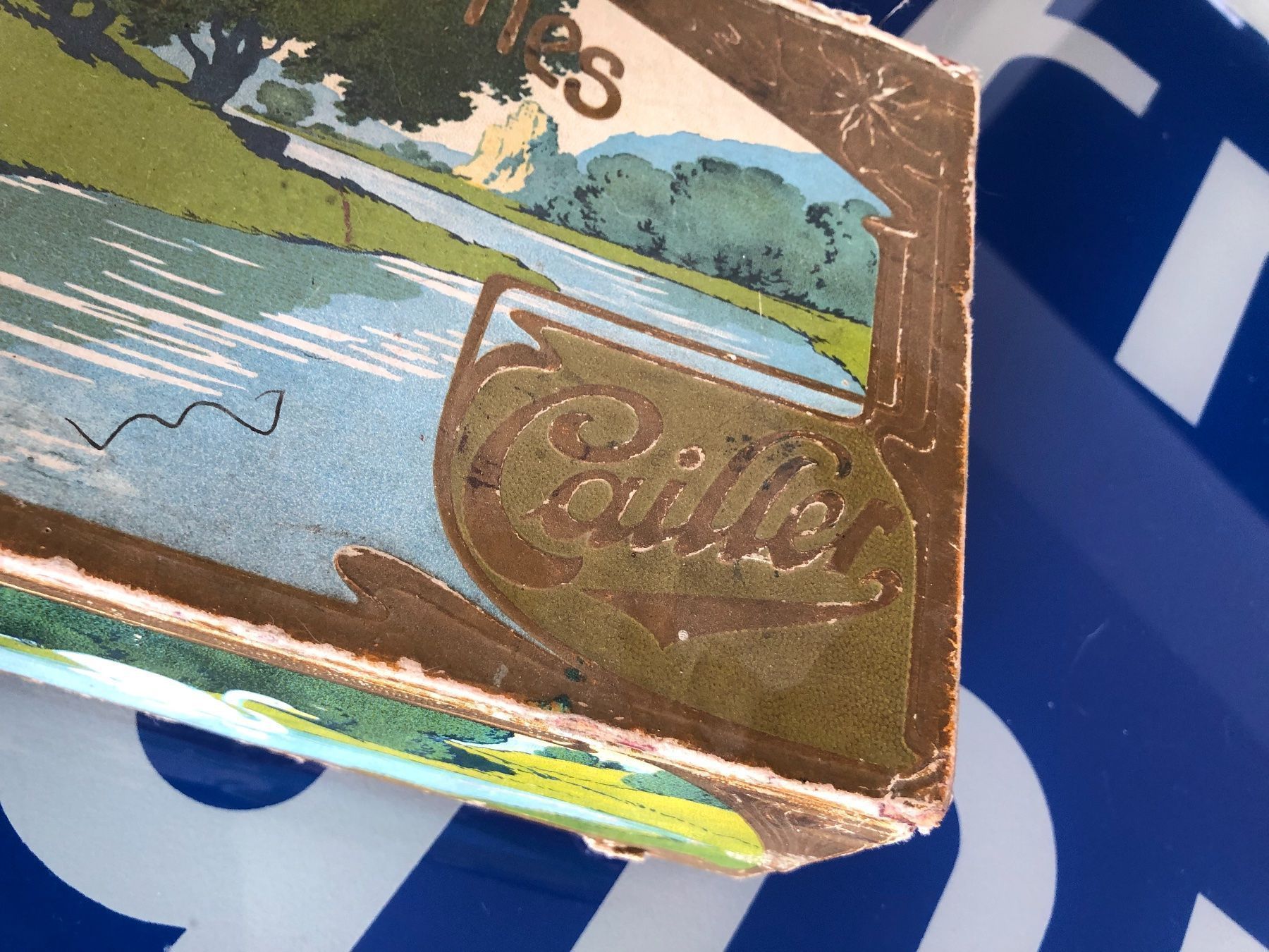 Cailler Barattoli: Cailler boîte en bois – Usato da Thierrens venduto da Bigla 3