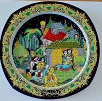 Rosenthal Weihnachtsteller 1983, Björn Wiinblad Design
