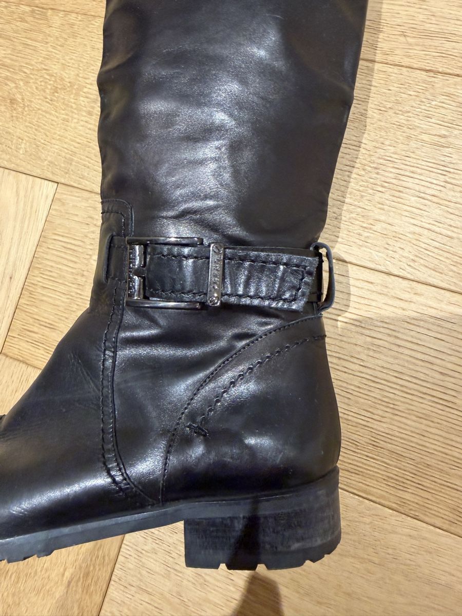 Baldinini Scarpe da donna: Baldinini Black Leather Knee-High Boots, size 37 EU – Usato da Schwyz venduto da ann_5w8m