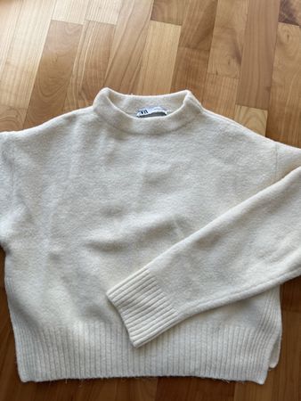 Zara Pullover weiss, Gr. M