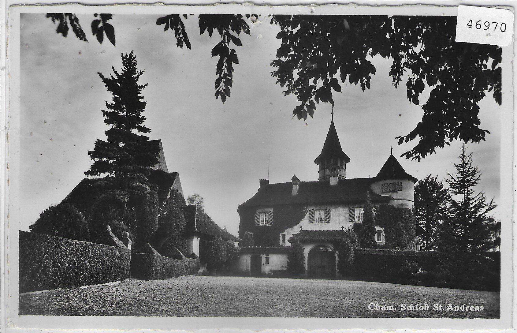 Cartoline postali: Cham - Schloss St. Andreas – Difettoso da Ettingen venduto da Kartenplanet