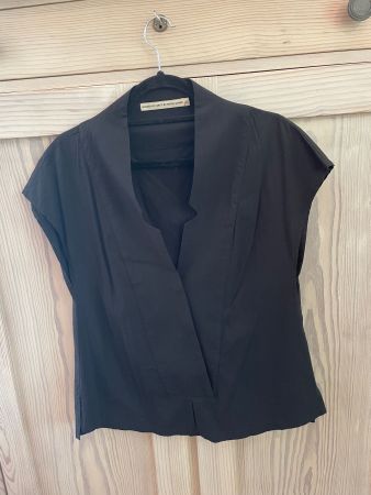 Ärmellose Bluse shades of grey, 38/38 schwarz