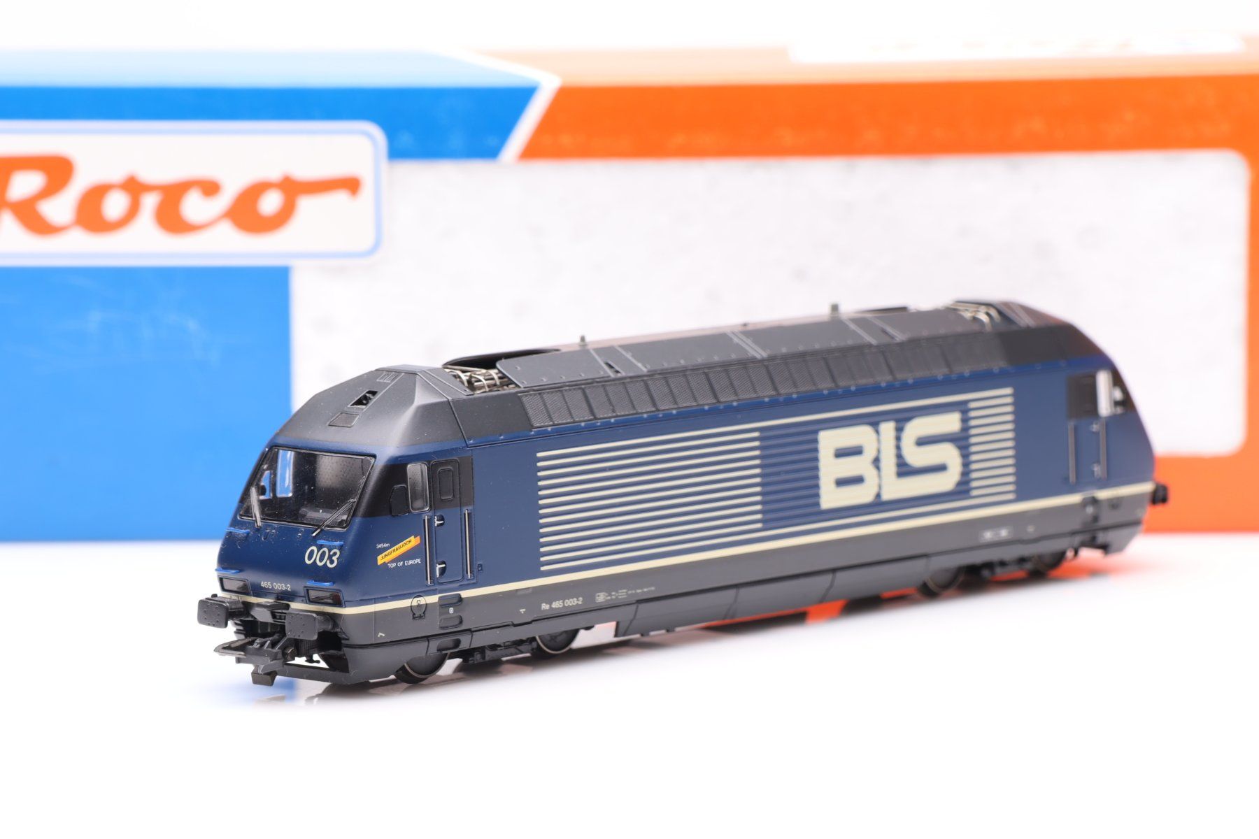Roco Modelleisenbahnen: Roco 43656 BLS Re 465 E-Lok DC, H0 – Gebraucht aus Ried (Muotathal) von Modellbahn.swiss