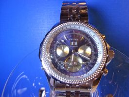 Armbanduhr Automat, offene Unruhe, neu