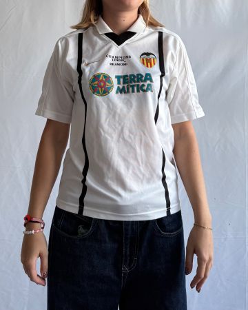 Vintage Valencia 2001 Champions League football shirt