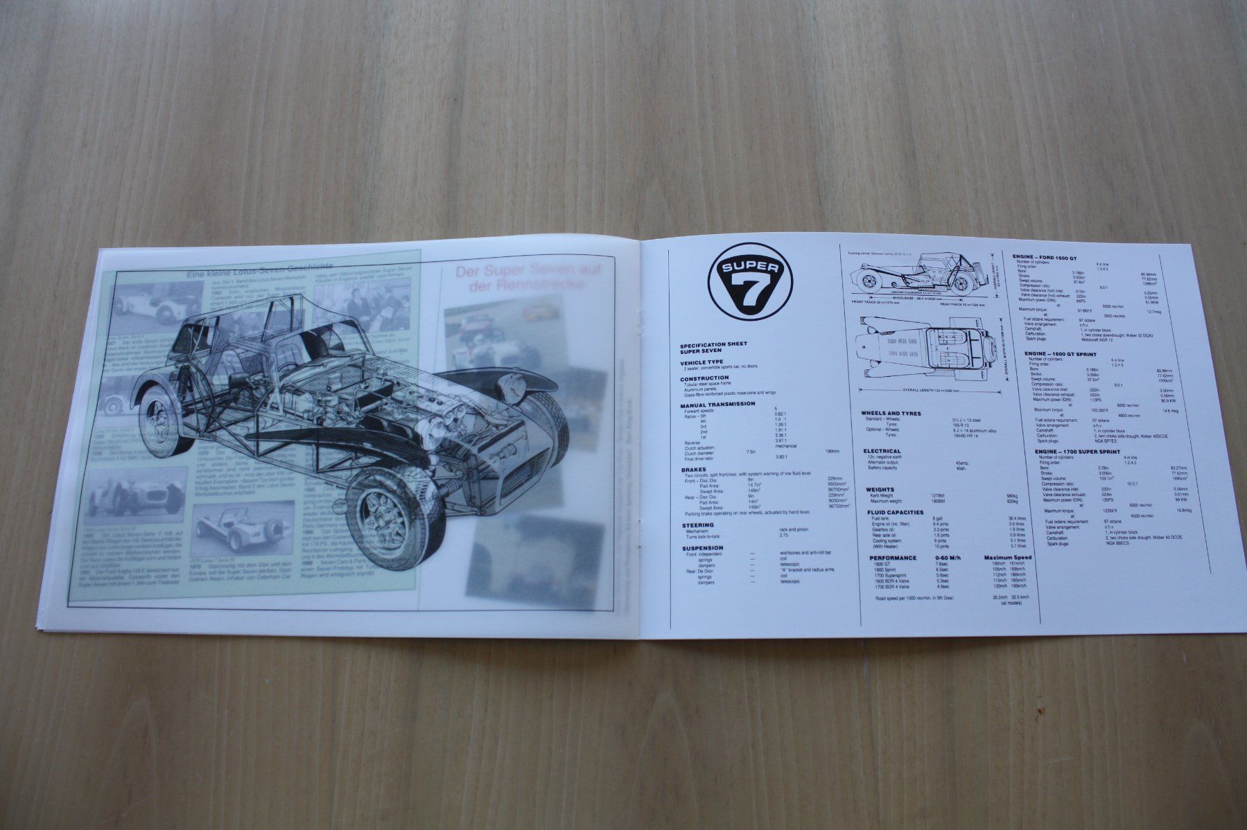 Lotus Documenti: Caterham Super 7 Prospekt – Usato da Wikon venduto da erwin400 4