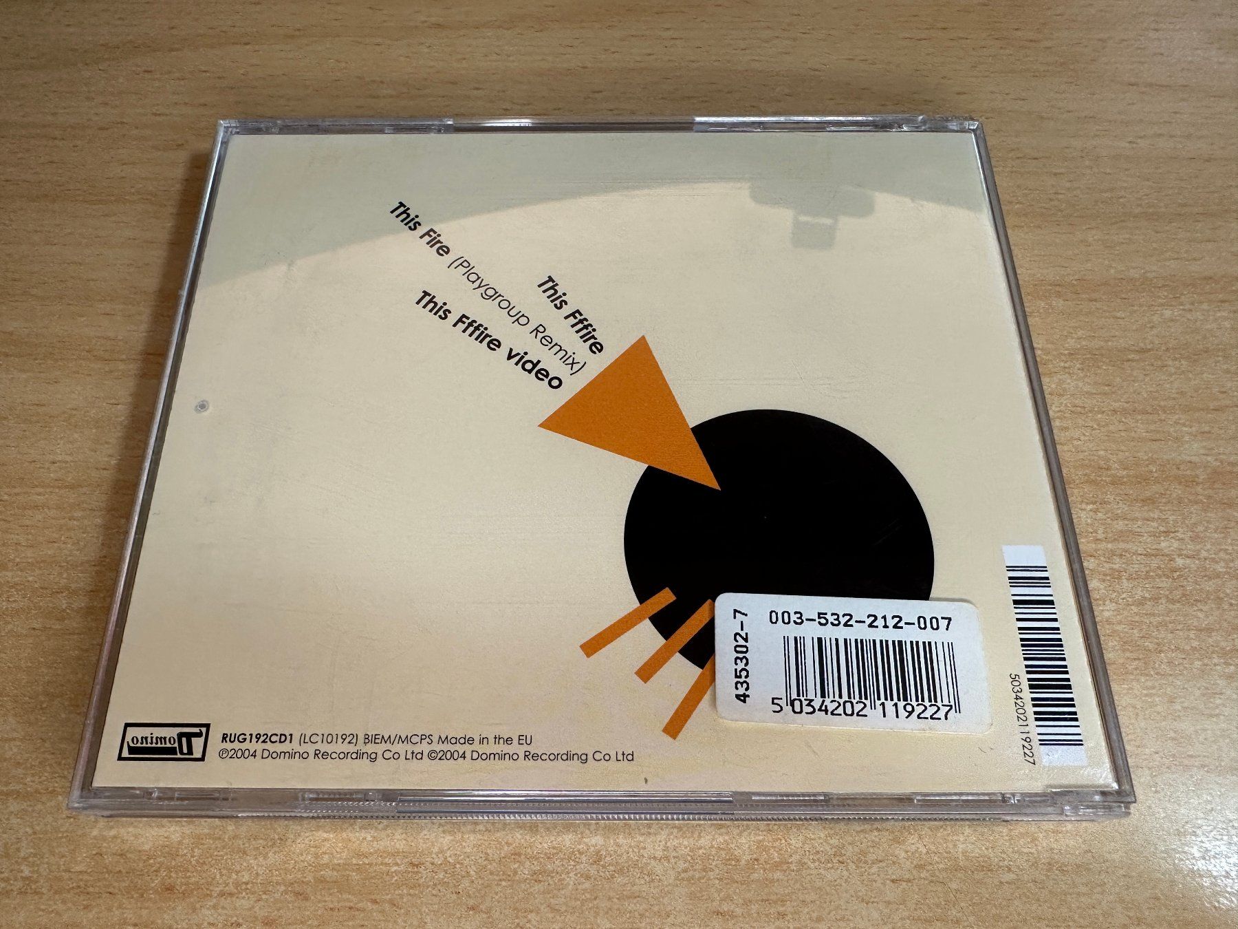 CD: G5 Franz Ferdinand – This Fffire - Single CD – Usato da Rikon im Tösstal venduto da Alpenmutz 1