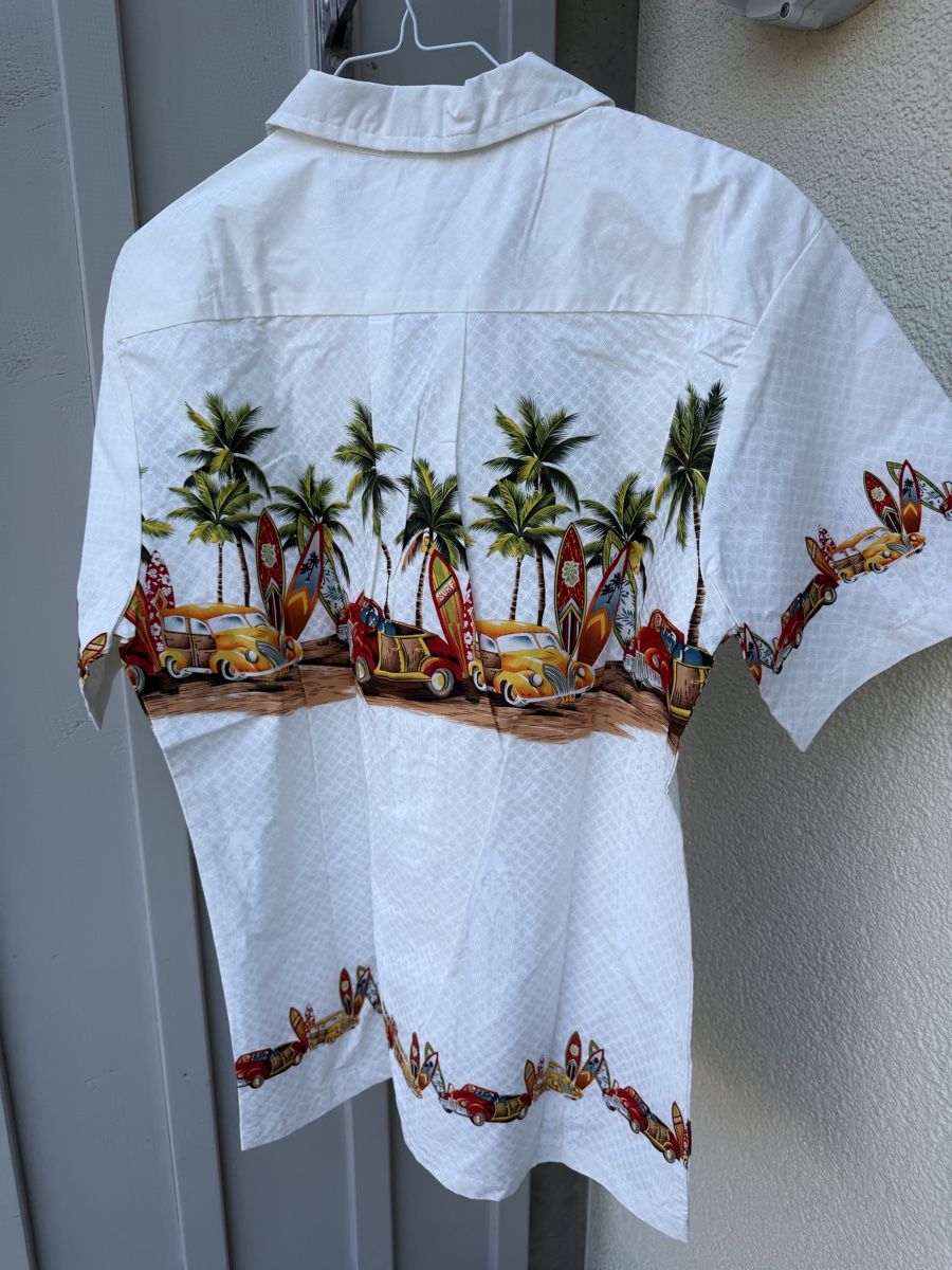 Hemden: Sommer Hemd Hawaii Style mit Autos, Gr. S – Gebraucht aus Schattdorf von lestage 2