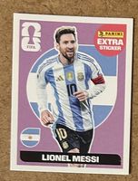 Lila / Neutral Extra Sticker  Lionel Messi  Argentinien