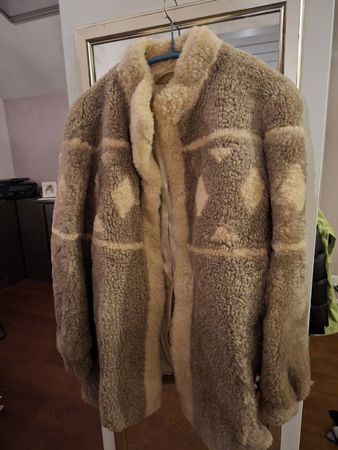 Wintermantel aus Fell, Tuva Turkis, sehr warm! ✨