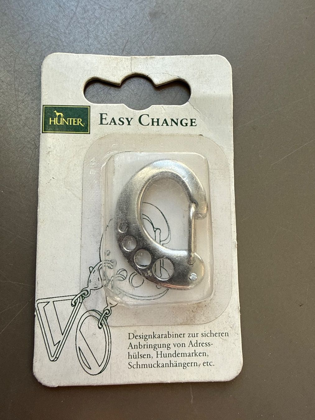Libri: Hunter Designkarabiner Easy Change – Nuovo e nell'imballaggio originale da Zürich venduto da Aquarium_Seerose