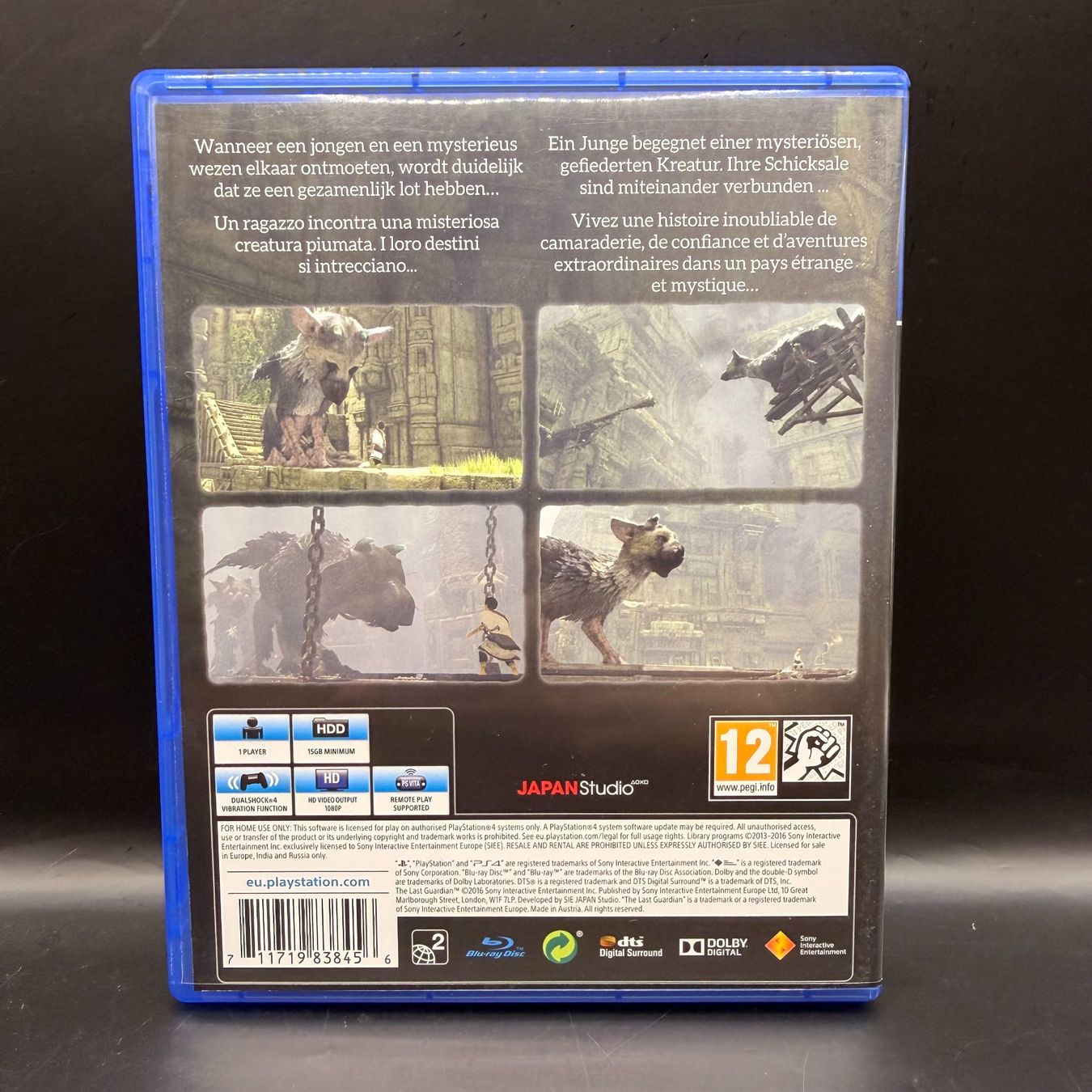 Sony Giochi: The Last Guardian Playstation 4 – Usato da Düdingen venduto da Nerdworld 1