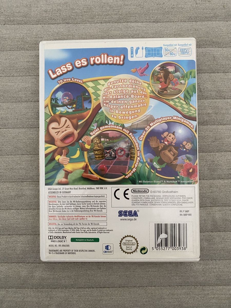 Nintendo Giochi: Super Monkey Ball Step & Roll für Nintendo Wii – Usato da Thunstetten venduto da Virus_33 2