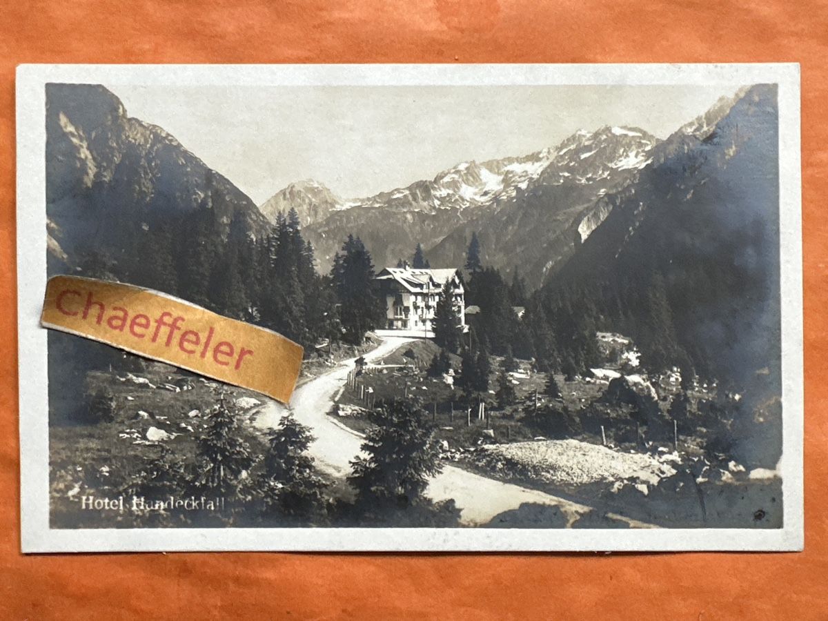 Cartoline postali: Alte Ansichtskarte Hotel Handeckfall. Rarität! – Usato da Zürich venduto da Chaeffeler