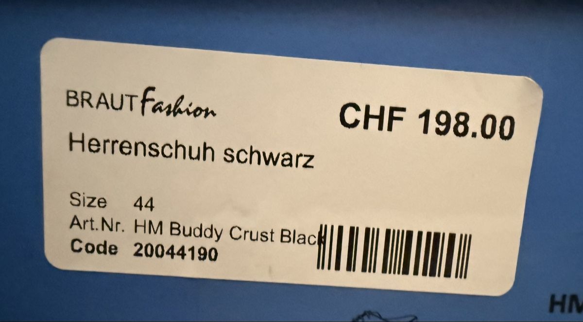 Herrenschuhe: Herrenschuh schwarz Grösse 44 – Gebraucht aus Gisikon von lila.libelle 2