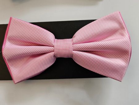 Fliege rosa weiss neu u originalverpackt