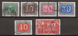 CH262 - Petit lot Pax obl.