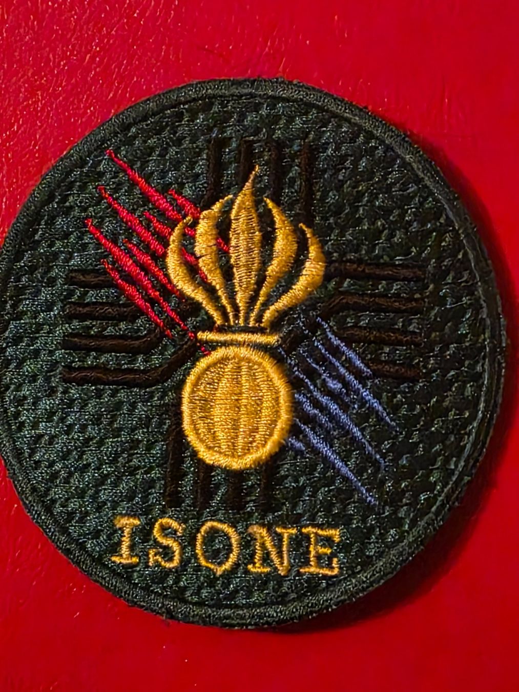 Schweizer Armee Placchette & Badge: Grenadier Abzeichen Badge Original neu Klett – Nuovo (secondo la descrizione) da Nyon venduto da freetoys08