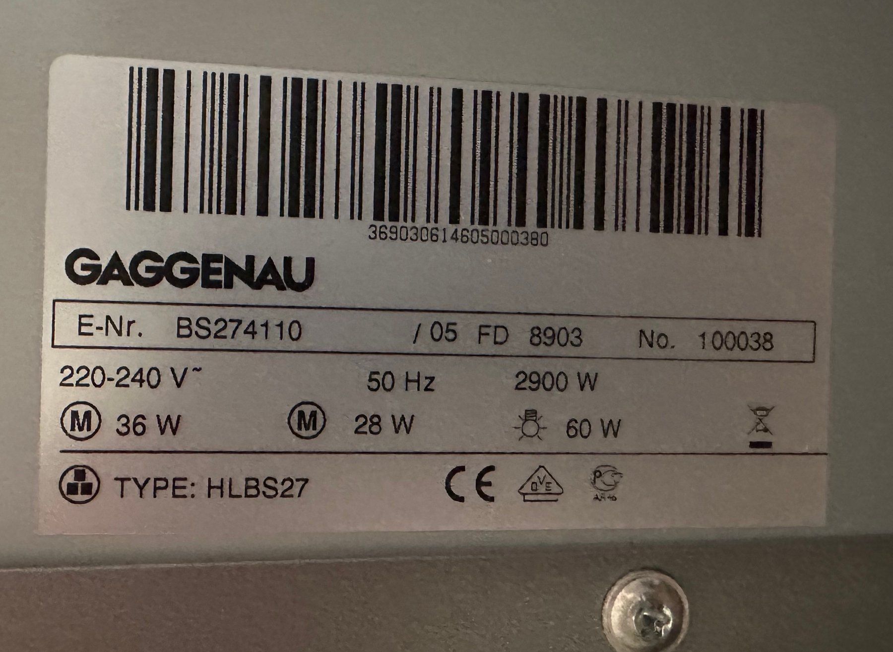 Gaggenau Fours: Four vapeur Gaggenau HLBS27 – D'occasion à Russin par applenic 3