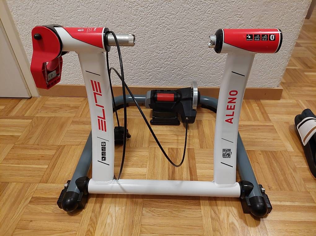 Hometrainer: Home trainer ELITE Aleno + roue arrière complète – Usato da Morges venduto da Olivertim74