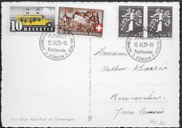 BP6) B2, Schloss Laupen 1939 FDC auf Karte Kt. 550.-