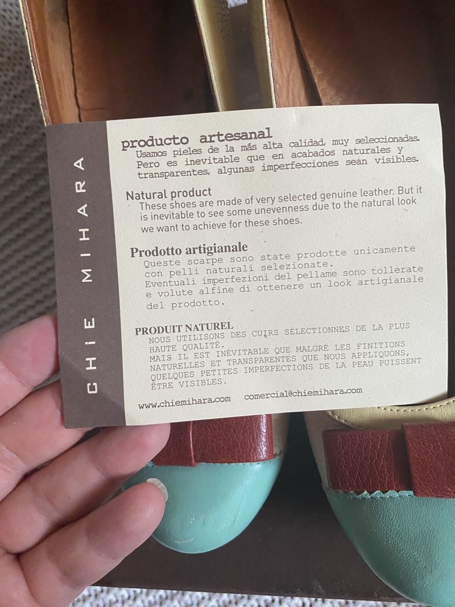 Chie Mihara Scarpe da donna: Escarpins Chie Mihara 41½ cuir   – Usato da Geneve venduto da Monthoux13 5