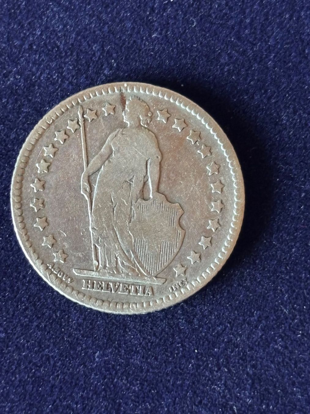 Tutti le monete: 1 Franken 1894 in Silber – Usato da Salvenach venduto da Haeseli59 1