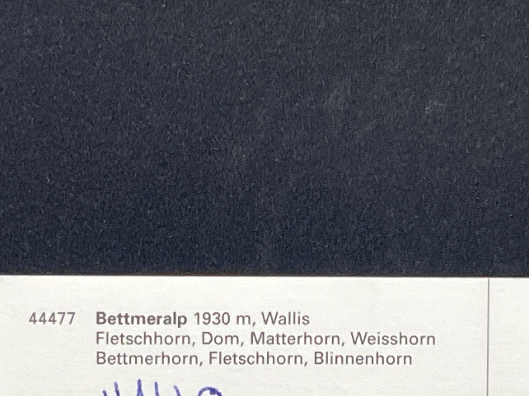 Cartoline postali: Bettmeralp 1930m, Wallis... – Usato da Widnau venduto da Brusi9 2