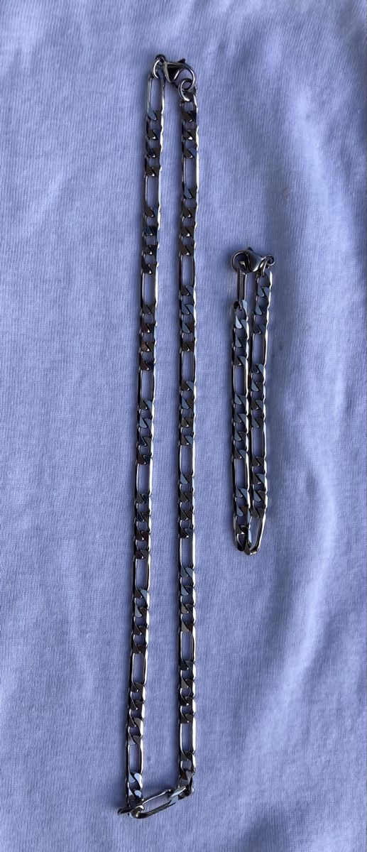 Ketten: Gliederhalskette + Armband – Gebraucht aus Niederdorf von Anderlemon 3