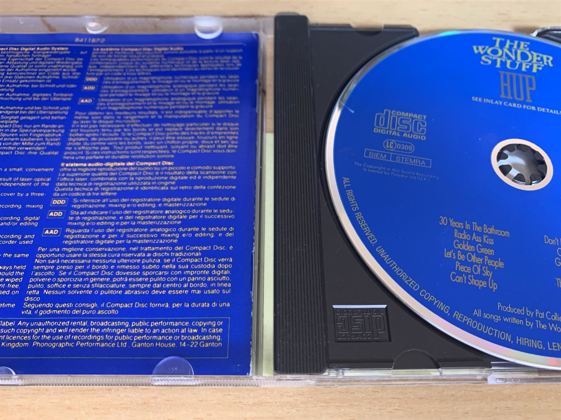 CD: The Wonder Stuff – Hup – Usato da Rikon im Tösstal venduto da Alpenmutz 2