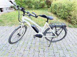 E-Bike Weiss Damenrad Gebraucht Flyer TX Serie
