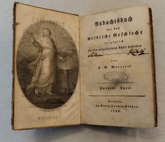 Andachtsbuch Buch 1788, 2.Theil für das weibliche Geschlecht