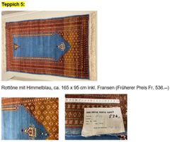 Orientteppich 165x95 cm. Guter Zustand (5)