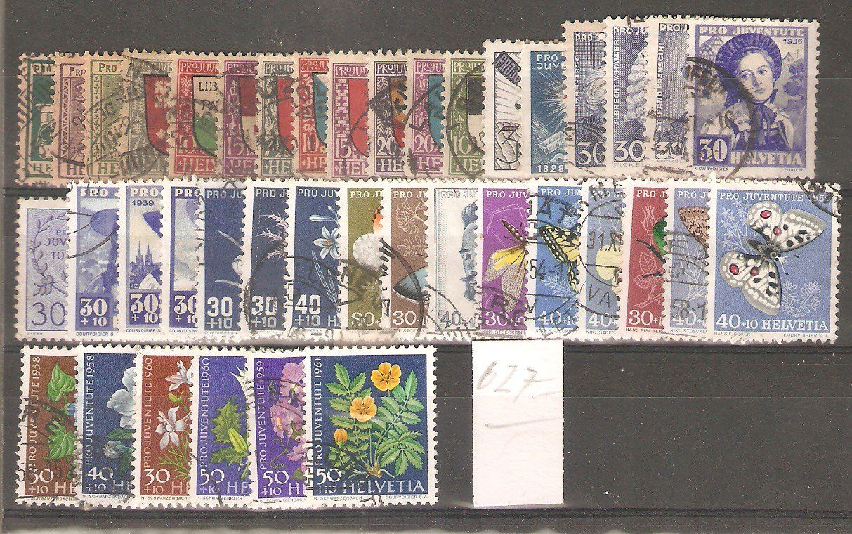 Tous les timbres: PJ 40 Werte gest. – D'occasion à Lausanne par Whorvath